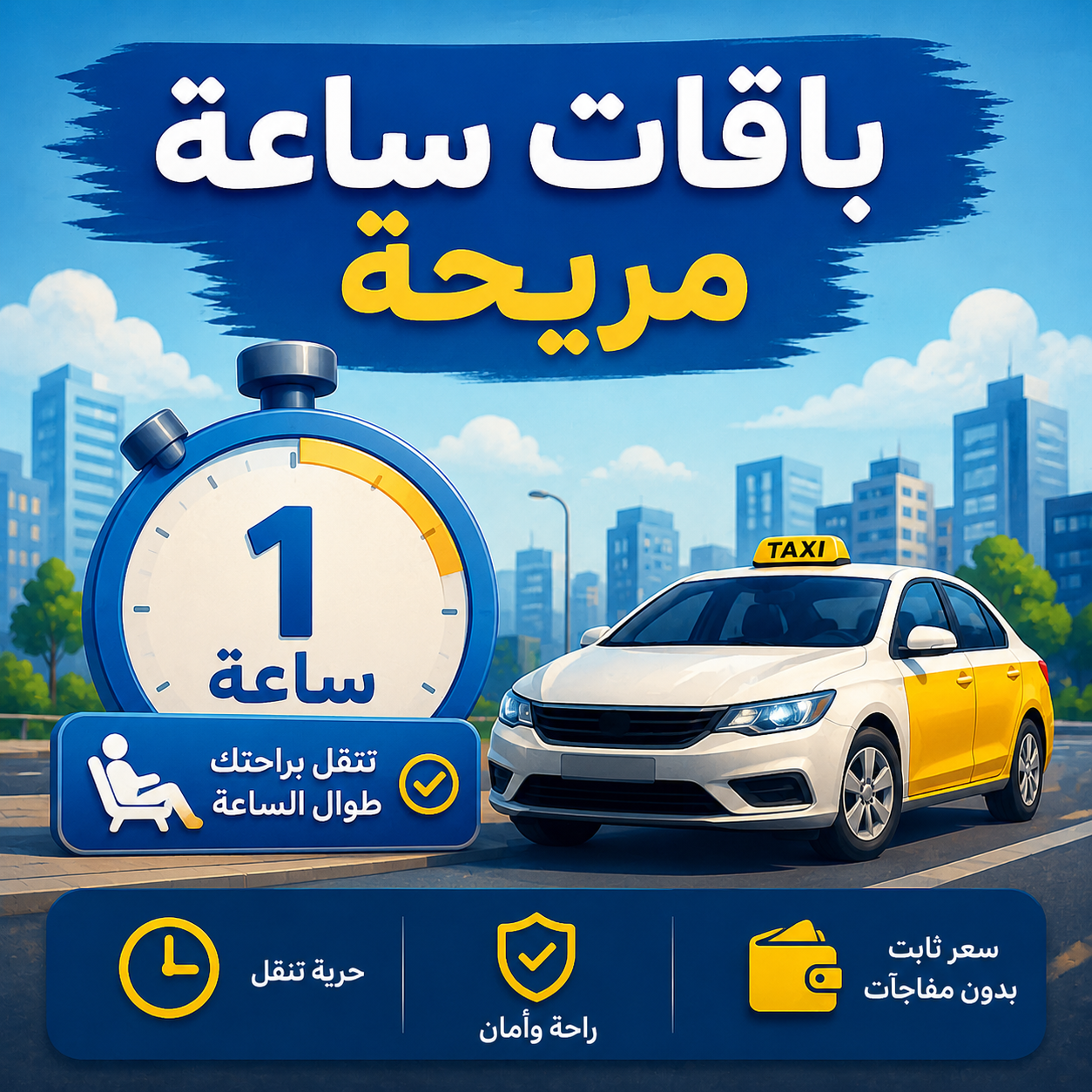 باقات ساعة مريحة